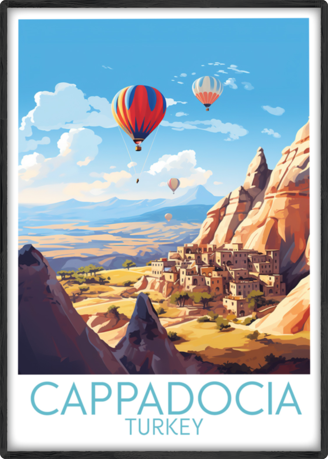 cappadocia travel poster main turkey