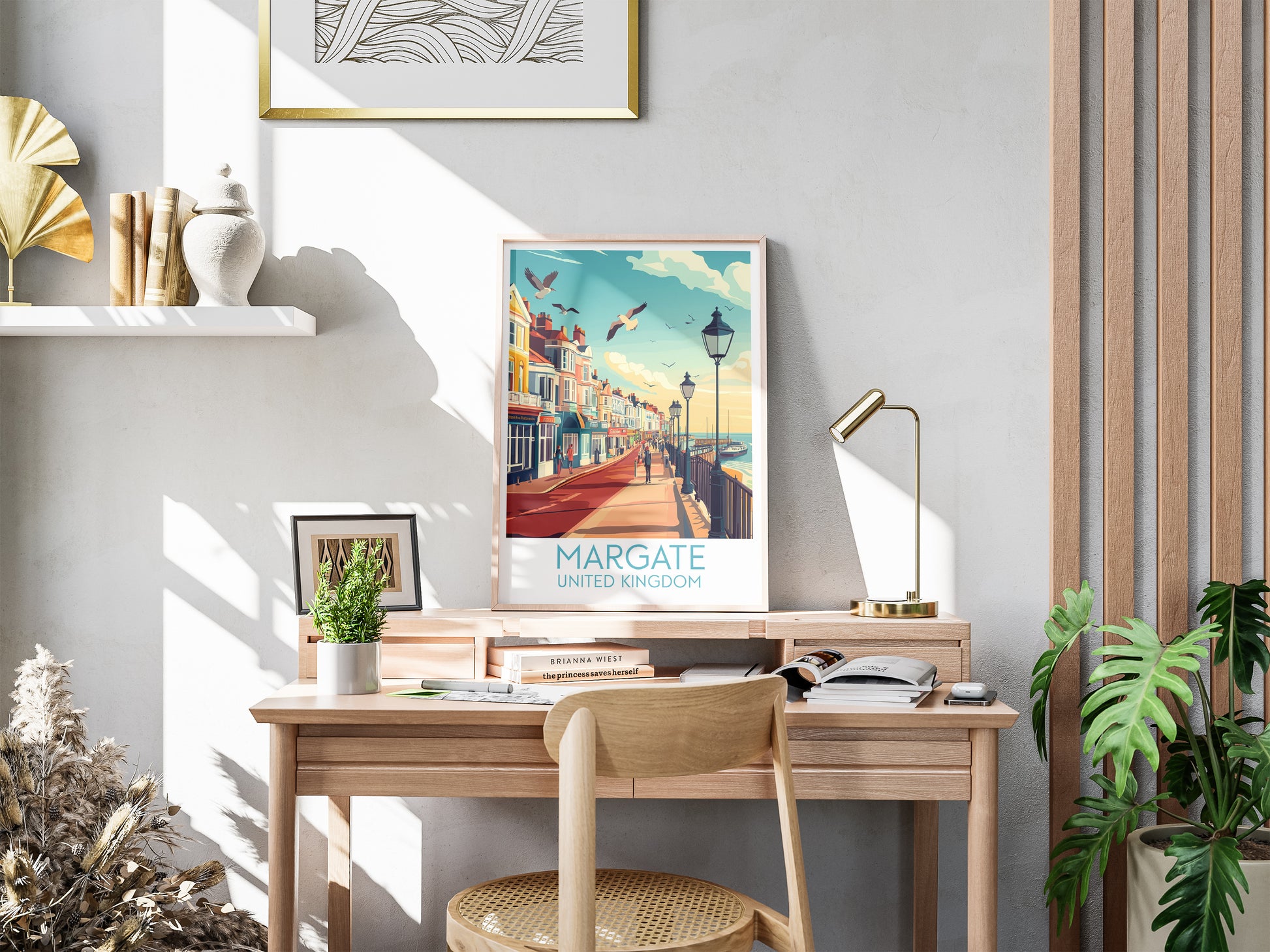 Margate travel poster for desk United Kingdom