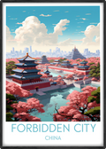 Forbidden City travel poster main China