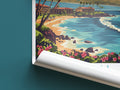 Kaanapali travel poster roll up Hawaii