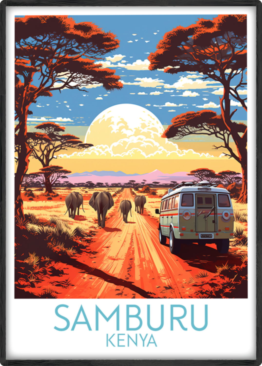 Samburu travel poster main Kenya