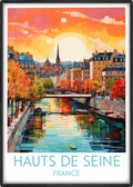 hauts de seine travel poster main france