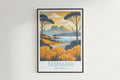 Tasmania travel poster on the wall Australia