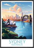 sydney travel poster main australia