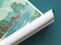 Raja Ampat travel poster tube Indonesia