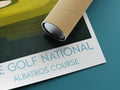 Le Golf National travel poster rolled Albatros course