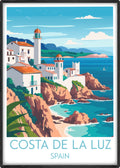 Costa de la Luz travel poster main Spain