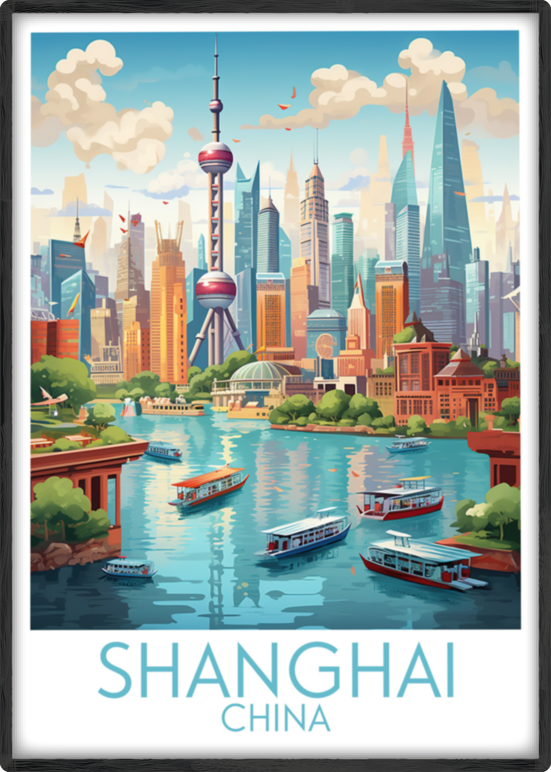 shanghai travel poster main china