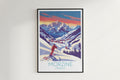 Morzine travel poster on the wall France