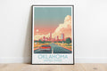 Oklahoma travel poster on the ground United States