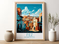 Fez travel poster for kitchen Morocco