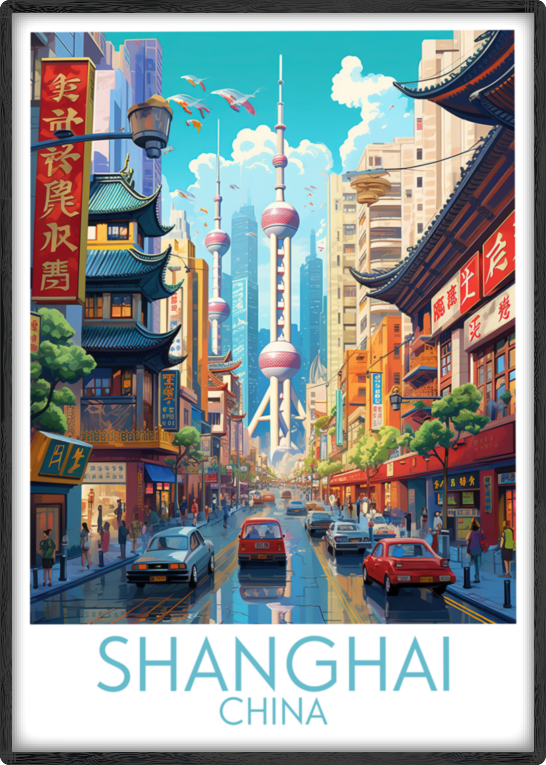 shanghai travel poster main china