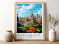 Bangalore travel poster for kitchen India