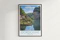 Dordogne travel poster on the wall France