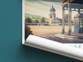 Cheltenham travel poster roll up United Kingdom