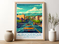 Albuquerque travel poster for kitchen United States