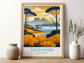 Tasmania travel poster for kitchen Australia