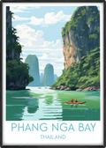 Phang Nga Bay travel poster main Thailand