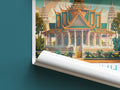 Phnom Penh travel poster roll up Cambodia