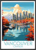 vancouver travel poster main canada