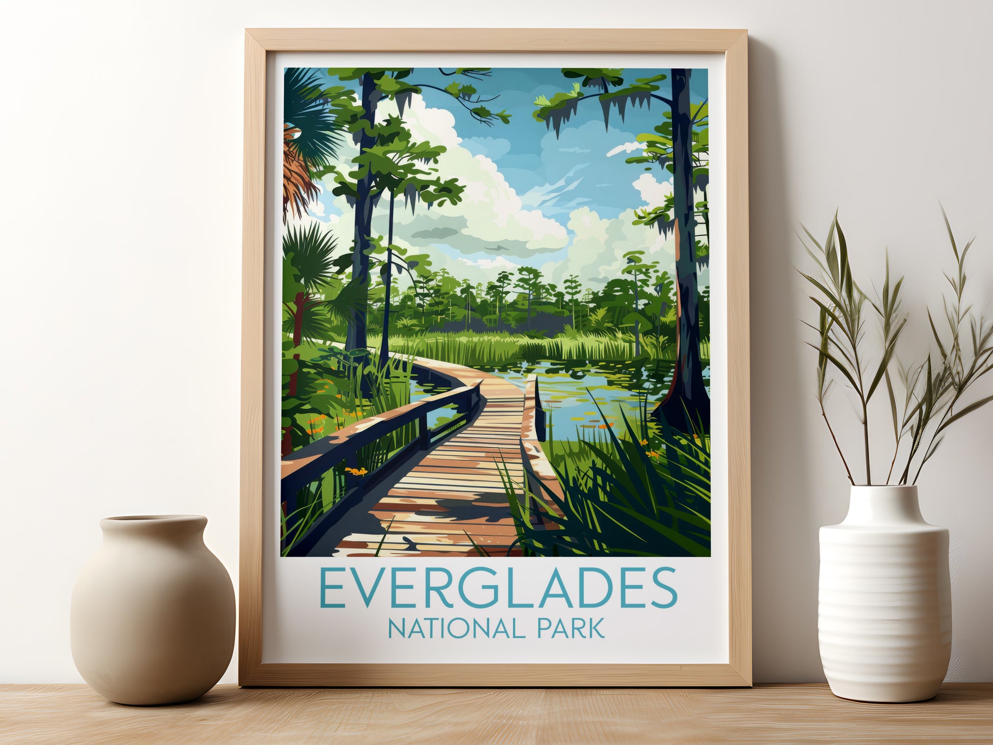 Everglades travel poster for kitchen National Park