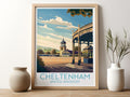 Cheltenham travel poster for kitchen United Kingdom