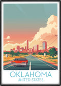 Oklahoma travel poster main United States