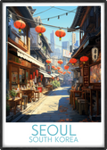 seoul travel poster main south korea