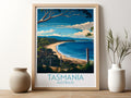 Tasmania travel poster for kitchen Australia