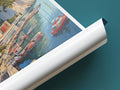 Gibraltar travel poster tube British Territory