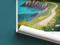 Anglesey travel poster roll up Wales