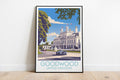 Goodwood travel poster on the ground United Kingdom