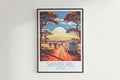 Samburu travel poster on the wall Kenya