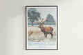 Richmond Park travel poster on the wall London