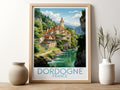 Dordogne travel poster for kitchen France