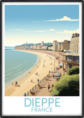 dieppe travel poster main france