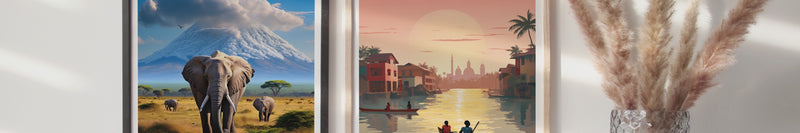 Collection Africa posters Banner