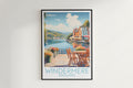 windermere travel poster hanged on the wall england