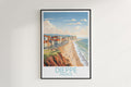 dieppe travel poster hanged on the wall france