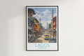 lagos travel poster hanged on the wall nigeria