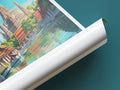 bangkok travel poster tube thailand