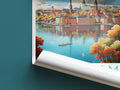 stockholm travel poster roll up sweden