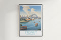 sydney travel poster hanged on the wall australia