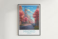 madrid travel poster hanged on the wall spain