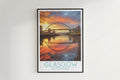 glasgow travel poster hanged on the wall scotland