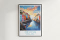 devon travel poster hanged on the wall england