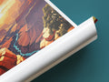 grand canyon travel poster tube arizona