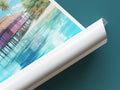 maldives travel poster tube maldives