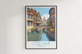 colmar travel poster hanged on the wall france