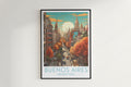 buenos aires travel poster hanged on the wall argentina